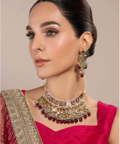 2 Pcs Multi-Colour Necklace &Amp; Earrings Set Fashion Jewellery Imjst-W2401Mc 8 Jst W2401Multi Colorb Imanistudio.com