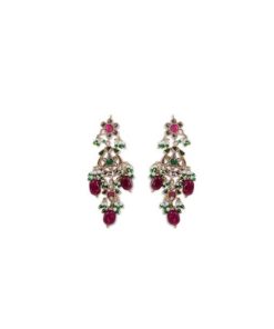 2 Pcs Multi-Colour Necklace &Amp; Earrings Set Fashion Jewellery Imjst-W2401Mc 7 Jst W2401Multi Colorc Imanistudio.com