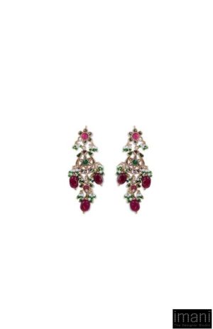 2 Pcs Multi-Colour Necklace &Amp; Earrings Set Fashion Jewellery Imjst-W2401Mc 7 Jst W2401Multi Colorc Imanistudio.com