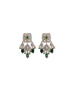 2 Pcs Choker Bridal Set Emerald Green Fashion Jewellery Imjst-W2408Eg 6 Jst W2408Emerald Greena Imanistudio.com