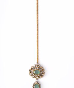 1 Pcs Mint Green Sultana Tikka Fashion Jewellery Imjtk-Br2504Fz 5 Jtk Br2504Mintgreenb Imanistudio.com