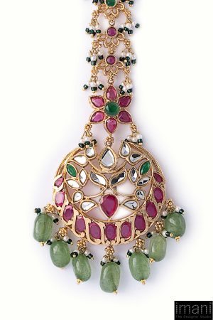 1 Pcs Multi-Colour Chaand Tikka Fashion Jewellery Imjtk-Ef2504Mc 8 Jtk Ef2504Amulticolord Imanistudio.com
