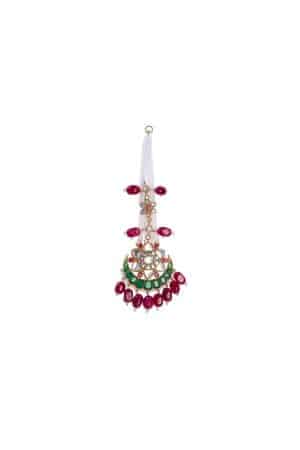 1 Pcs Pink Onyx Tikka Fashion Jewellery IMJTK-W2406PO