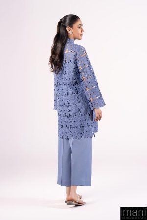 2 Pcs Blue Cotton Lawn Co-Ord Set Mb-Cs25117Bb 12 Mb Cs25117Blueb Imanistudio.com