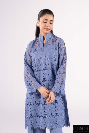 2 Pcs Blue Cotton Lawn Co-Ord Set Mb-Cs25117Bb 9 Mb Cs25117Blued Imanistudio.com