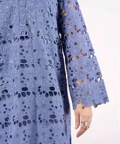 2 Pcs Blue Cotton Lawn Co-Ord Set Mb-Cs25117Bb 11 Mb Cs25117Bluee Imanistudio.com