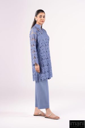 2 Pcs Blue Cotton Lawn Co-Ord Set Mb-Cs25117Bb 8 Mb Cs25117Bluef Imanistudio.com