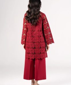 2 Pcs Red Cotton Lawn Co-Ord Set Mb-Cs25117Ar 10 Mb Cs25117Reda Imanistudio.com