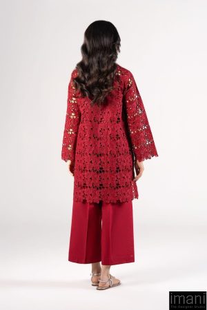 2 Pcs Red Cotton Lawn Co-Ord Set Mb-Cs25117Ar 10 Mb Cs25117Reda Imanistudio.com
