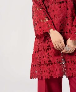 2 Pcs Red Cotton Lawn Co-Ord Set Mb-Cs25117Ar 9 Mb Cs25117Redd Imanistudio.com