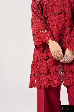 2 Pcs Red Cotton Lawn Co-Ord Set Mb-Cs25117Ar 9 Mb Cs25117Redd Imanistudio.com