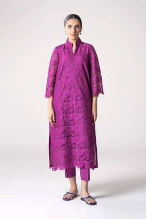 2 Pcs Purple Cotton Lawn Co-Ord Set MB-CS25118BP