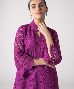 2 Pcs Purple Cotton Lawn Co-Ord Set Mb-Cs25118Bp 9 Mb Cs25118Purplea Imanistudio.com