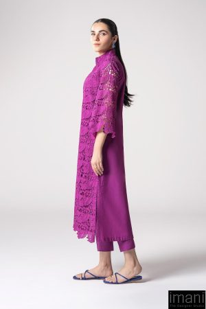 2 Pcs Purple Cotton Lawn Co-Ord Set Mb-Cs25118Bp 7 Mb Cs25118Purpled Imanistudio.com