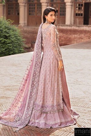 Mariab Couture Wedding Wear Lilac Pure Organza Lehega Set Mbmc-1005Lc 12 Mc 1005Lilacc Imanistudio.com