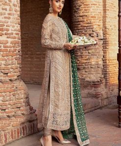 Couture Wedding Wear Widad Coffee Zari Net Outfit Mbmc-1015Cf 7 Mc 1015 Coffeeb Imanistudio.com