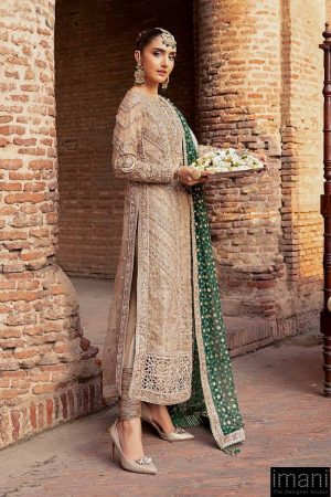 Couture Wedding Wear Widad Coffee Zari Net Outfit Mbmc-1015Cf 7 Mc 1015 Coffeeb Imanistudio.com