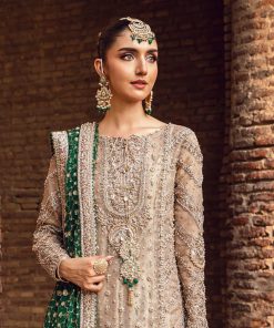 Couture Wedding Wear Widad Coffee Zari Net Outfit Mbmc-1015Cf 8 Mc 1015 Coffeed Imanistudio.com