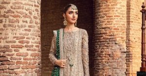 Couture Wedding Wear Widad Coffee Zari Net Outfit Mbmc-1015Cf 8 Mc 1015 Coffeed Imanistudio.com