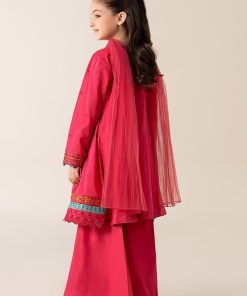 Mariab Kids Hot Pink Embroidered Cotton Lawn Suit Mbkd-Ea2506Hp 14 Mkd Ea2506Pinka Imanistudio.com