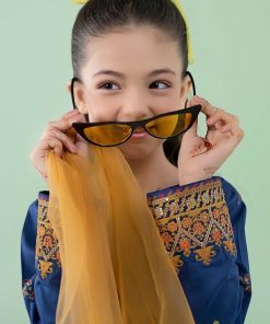 Mariab Kids Royal Blue Printed Cotton Lawn Suit Mbkd-Ea2515Rb 12 Mkd Ea2515Blued Imanistudio.com