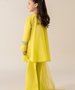 Mariab Kids Lime Green Embroidered Cotton Lawn Suit Mbkd-Ea2543Lg 16 Mkd Ea2543Limea Imanistudio.com