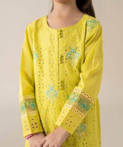 Mariab Kids Lime Green Embroidered Cotton Lawn Suit Mbkd-Ea2543Lg 14 Mkd Ea2543Limed Imanistudio.com