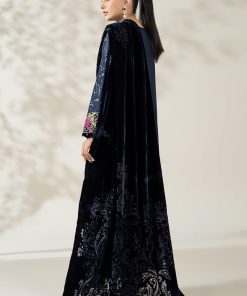 Luxury Pret Indigo Blue Linen Embroidered Suit Mbdw-W2520Ib 20 Dw W2520Bluea Imanistudio.com