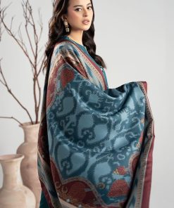 Luxury Pret Teal Blue Light Khaddar Embroidered Suit Mbdw-W2551Tb 14 Dw W2551Tealc Imanistudio.com