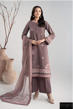 Luxury Pret Dusty Pink Marina Embroidered Suit MBDW-W2554DP