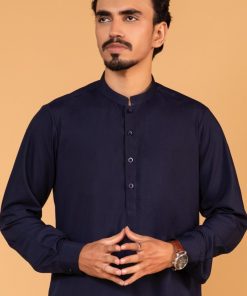 2Pcs Jade Premium Quality True Navy Shalwar Kameez Suit Imist-2509Tn 7 Jade2509Navy Imanistudio.com