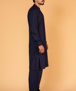 2Pcs Jade Premium Quality True Navy Shalwar Kameez Suit Imist-2509Tn 8 Jade2509Navya Imanistudio.com