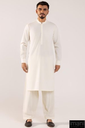 2Pcs Premium Quality Jade Butter Milk Shalwar Kameez Suit IMIST-2510BM