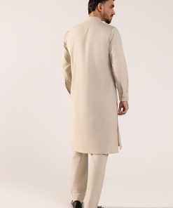 3Pcs Classic Karandi Ivory Concrete Kameez/Pants &Amp; Waistcoat Outfit Imist-2512Vc 16 Karandi2512Concretec Imanistudio.com