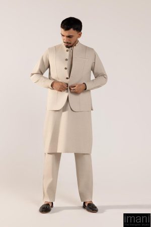3Pcs Classic Karandi Ivory Concrete Kameez/Pants &Amp; Waistcoat Outfit Imist-2512Vc 21 3 Pcs Winter Classic Karandi Ivory Concrete Kameez/Pants &Amp; Waistcoat Outfit Imist-2512Vc