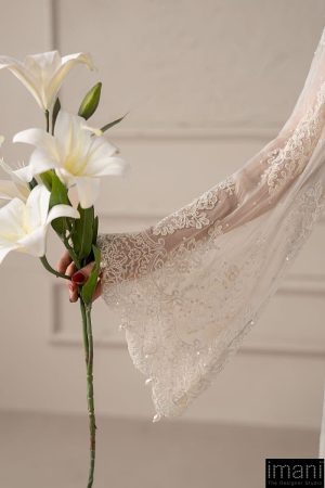 Luxury Formal Off-White Rose Embroidered Chiffon Suit Mbcs-W2501Wr 17 Mcs 25101 Off Whiteg Imanistudio.com