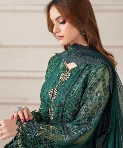 Luxury Formal Emerald Green Embroidered Chiffon Suit Mbcs-W2506Eg 14 Mcs 25106 Greenc Imanistudio.com
