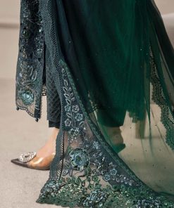 Luxury Formal Emerald Green Embroidered Chiffon Suit Mbcs-W2506Eg 18 Mcs 25106 Greeng Imanistudio.com