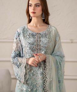 Luxury Formal Aqua Embroidered Chiffon Suit Mbcs-W2508Aq 13 Mcs 25108 Aquac Imanistudio.com
