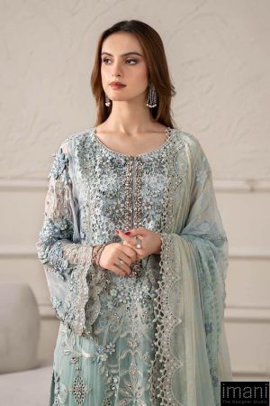 Luxury Formal Aqua Embroidered Chiffon Suit Mbcs-W2508Aq 13 Mcs 25108 Aquac Imanistudio.com