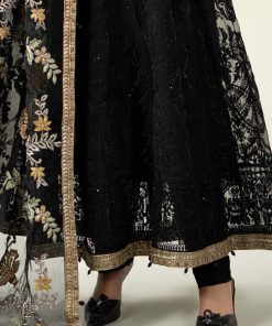 Luxury Formal Black Embroidered Organza Suit Mbds-W2507Bo 17 Sf Ef2309Blke Imanistudio.com