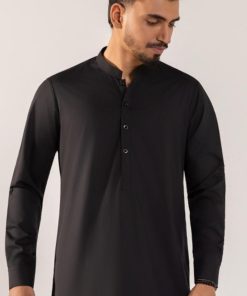 2Pcs Splendid Wash&Amp;Wear Black Shalwar Kameez Suit Imist-2511Bk 8 Splendid2511Ablack Imanistudio.com