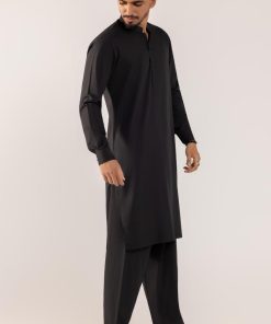 2Pcs Splendid Wash&Amp;Wear Black Shalwar Kameez Suit Imist-2511Bk 7 Splendid2511Blacka Imanistudio.com