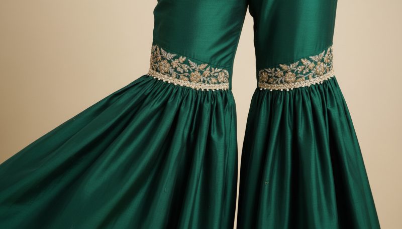 Sharara Vs Gharara: What’s The Real Difference? 3 Close Up Gharara Pants Detail