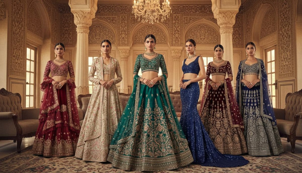 Types Of Lehenga: The Ultimate Guide To Choose Your Perfect Style 3 Designer Bridal Lehenga Collection
