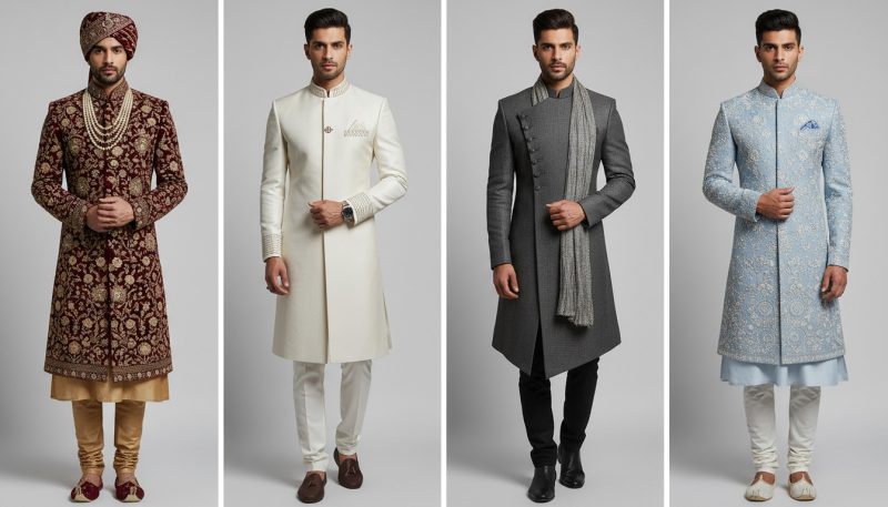 What Is A Sherwani? A Complete Guide To Traditional Men’s Outfit 4 Types Of Sherwani Styles For Men Traditional Outfits