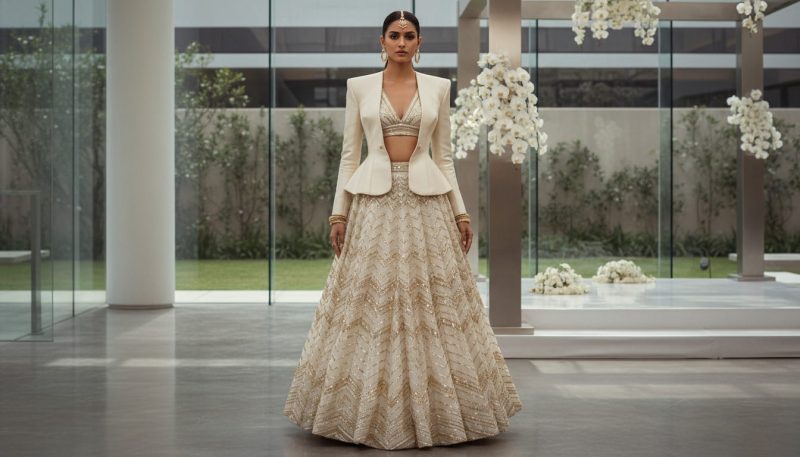 Types Of Lehenga: The Ultimate Guide To Choose Your Perfect Style 19 Modern Indo Western Lehnga Style