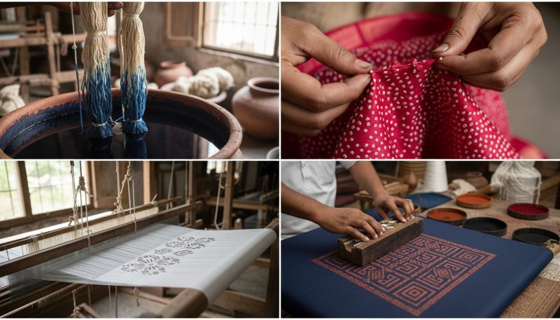 Types Of Saree: Complete Classification Guide 4 Saree Weaving And Dyeing Techniques