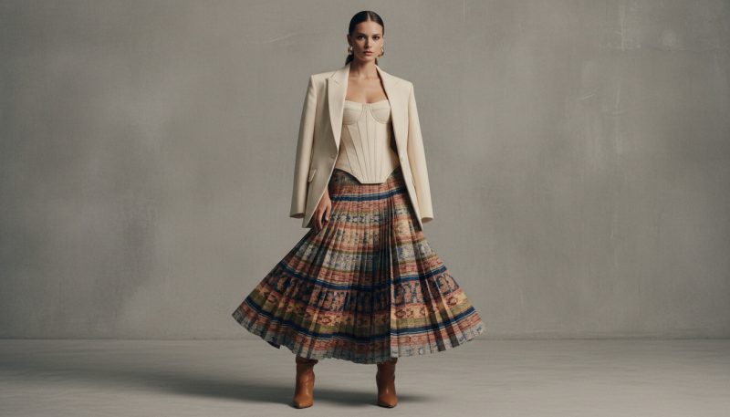 What Is Indo Western Wear ? Meaning, Features And Types Explained 3 Structured Bodice Lehenga Style