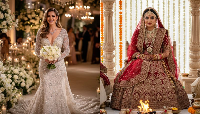 Gown Vs Lehenga: Key Differences, Comfort &Amp; Which One Is Better For You? 2 Western Vs Traditional Style Contrast